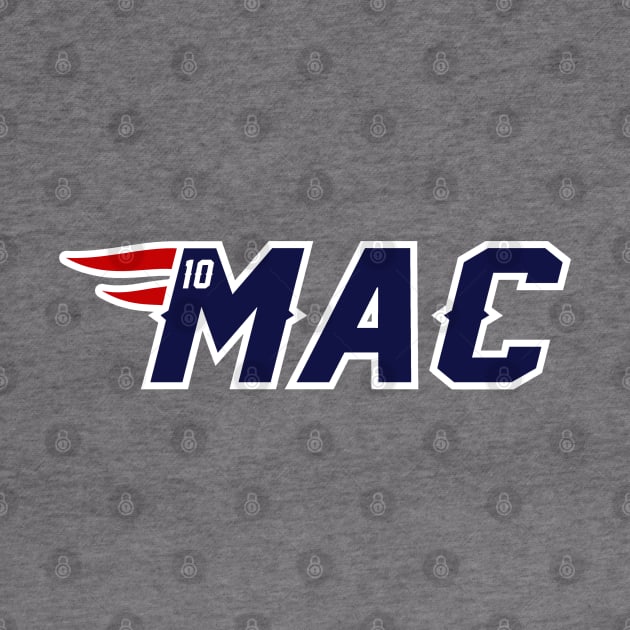 Mac 10, New England Football by FanSwagUnltd